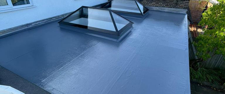 Roof Repair with Liquid Waterproofing